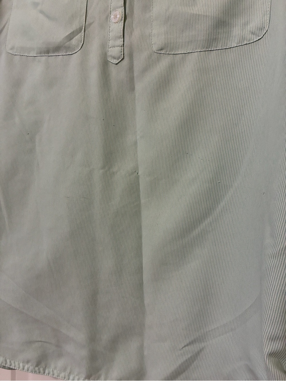 Magellan Outdoors Women's Light Mint Button-Front Shirt - Picture 2 of 3
